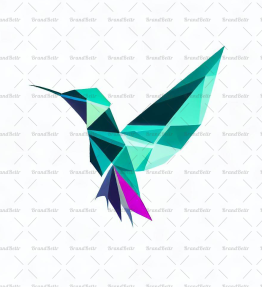Geometrischer Kolibri